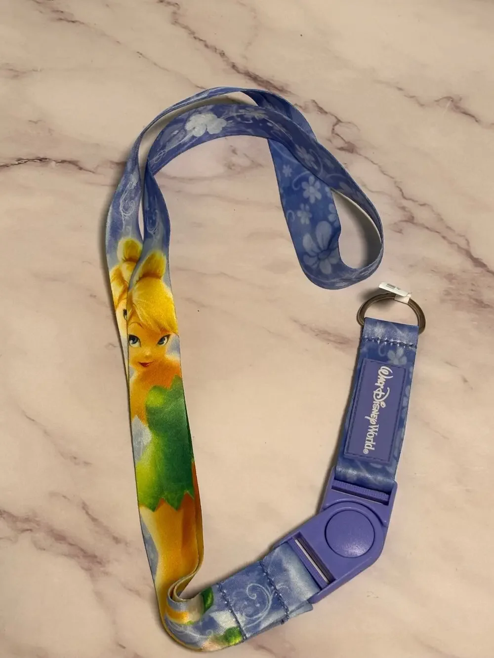 Disney Parks Tinkerbell Pin Lanyard Walt Disney World Pin Holder Collectible